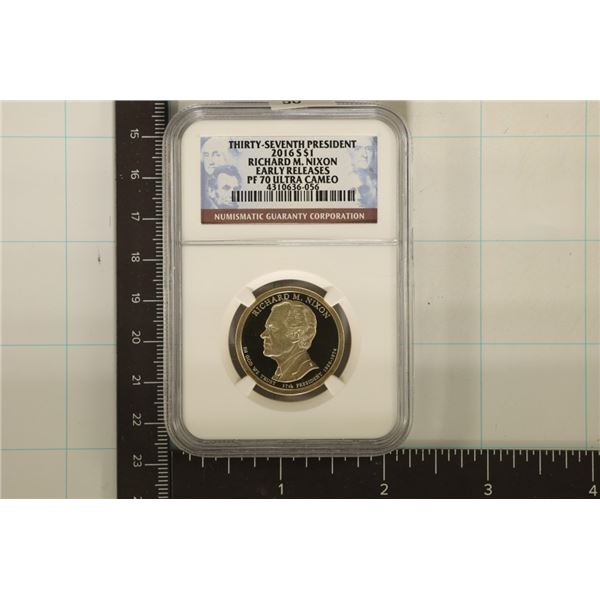 2016-S RICHARD NIXON PRESIDENTIAL $ NGC PF70