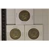 1966, 1967 & 1968-D 40% SILVER JFK HALF DOLLARS