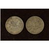 1905-A & 1907-A GERMAN SILVER 1/2 MARK'S .1604