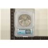 Image 2 : 2001 AMERICAN SILVER EAGLE ICG MS70 1 OZ. SILVER