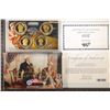 Image 1 : 2010 US PRESIDENTIAL DOLLAR 4 COIN PF SET WITH BOX