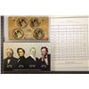 Image 2 : 2010 US PRESIDENTIAL DOLLAR 4 COIN PF SET WITH BOX