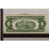 Image 2 : 1953-C US RED SEAL $2 STAR NOTE WITH INK ON