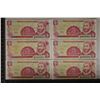 Image 1 : 6-BANK OF NICARAGUA CRISP UNC 5 CENTAVO BILLS