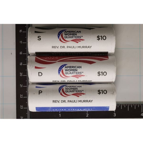 2024-P/D/S US $20 SOLID DATE ROLLS OF REV. DR.