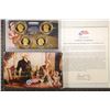 Image 1 : 2007 US PRESIDENTIAL DOLLAR 4 COIN PF SET WITH BOX