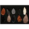Image 2 : 10 ASSORTED ARROWHEADS: 1 1/2"- 1 3/4" IN LENGTH