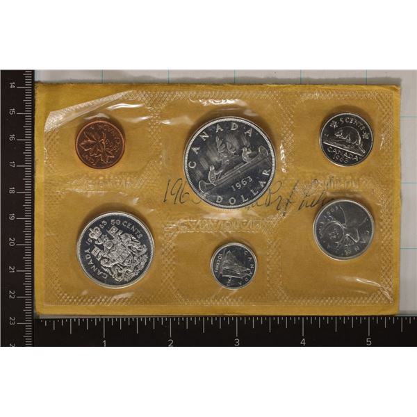 1963 SILVER CANADA (PF LIKE) SET 1.1 OZ. OF SILVER