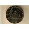 Image 1 : 1986-S US PROOF "LIBERTY" HALF DOLLAR IN HARD