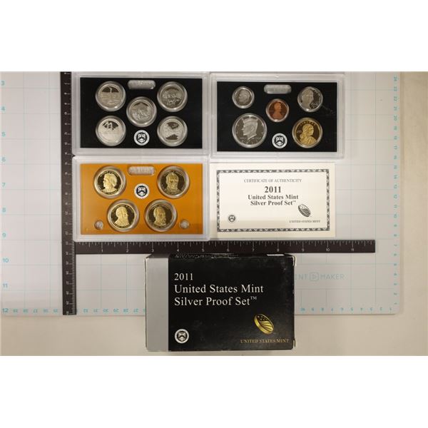 2011 US SILVER PROOF SET (WITH BOX) & WITH CERT.