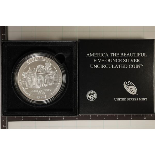 2016-P US 5 OZ. AMERICA THE BEAUTIFUL SILVER ROUND