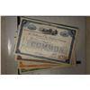 Image 1 : 4 VINTAGE STOCK CERTIFICATES BALTIMORE AND OHIO