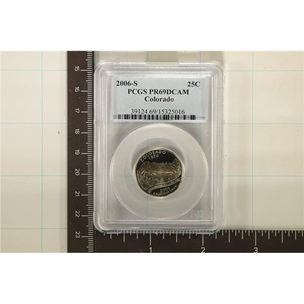 2006-S COLORADO QUARTER PCGS PR69 DCAM
