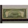 Image 2 : 1953-A US $5 STAR NOTE SILVER CERTIFICATE, SOME