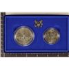 Image 2 : 1986 US 2 COIN UNC SET LIBERTY CONTAINS 1986-P