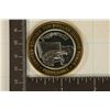 Image 1 : CASINO $10 SILVER TOKEN (UNC) PEPPERMILL HOTEL