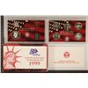 Image 1 : KEY DATE SILVER 1999 US PROOF SET (WITH BOX) &