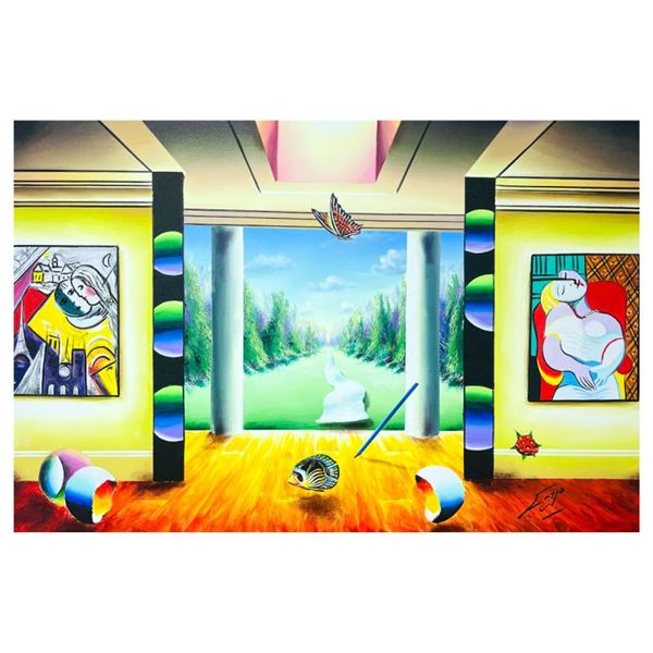 Chagall and Picasso Garden View by Ferjo Original