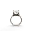 Image 5 : 5.02 ct. EGL USA Diamond Wedding Engagement Ring - 14KT White Gold