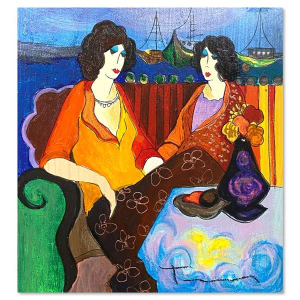 At the Port by Tarkay (1935-2012)