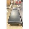 Image 2 : BLACK VINYL 72"L X 24"W X 18"H COMMERCIAL FIRST AID ROOM BED WITH TRIANGLE NECK PILLOW
