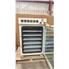 Image 2 : 6 SECTION COMMERCIAL 220V ELECTRIC MOBILE SINGLE DOOR GLASS FRONT HORTICULTURAL VACUUM OVEN WITH