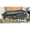 Image 1 : BOTANICARE 4' COMMERCIAL HORTICULTURAL ROLLING GROW RACK WITH 3 PLASTIC TRAYS & ACTIVEAUQUA 3' X 6'