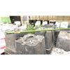 Image 2 : PALLET OF BLACK PLASTIC ROUND #2 COMMERCIAL GROWING POTS &  12 MONDI 4' PLASTICIZED METAL STAKES