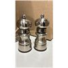 Image 3 : BOX OF ASSORTED GLASSWARE, SERVING TRAYS & SALT / PEPPER SHAKERS