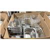 Image 2 : BOX OF ASSORTED COMMERCIAL KITCHENWARE, INCLUDING PLASTIC/METAL INSERTS