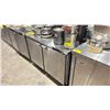 Image 2 : QUEST FRIDGE 120V STAINLESS STEEL COMMERCIAL 2 DOOR UNDERCOUNTER COOLER WITH DIGITAL DISPLAY