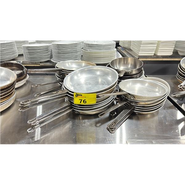 ASSORTED COMMERCIAL RESTAURANT FRYING PANS/PAELLA DISHES