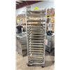 Image 2 : 20 TRAY ALUMINUM MOBILE COMMERCIAL BAKERS RACK WITH 20 BAKING SHEETS