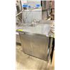 Image 2 : QUEST 30"W X 29"D X 36"H SINGLE DOOR COMMERCIAL HAND WASH STORAGE SINK WITH FAUCET