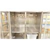 Image 2 : QUEST QRB-48 STAINLESS STEEL 22W, 120V SINGLE PHASE COMMERCIAL MOBILE 2 DOOR GLASS FRONT PROOFING