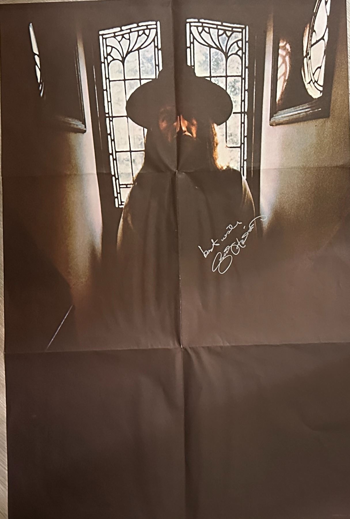 George Harrison Autographed Poster