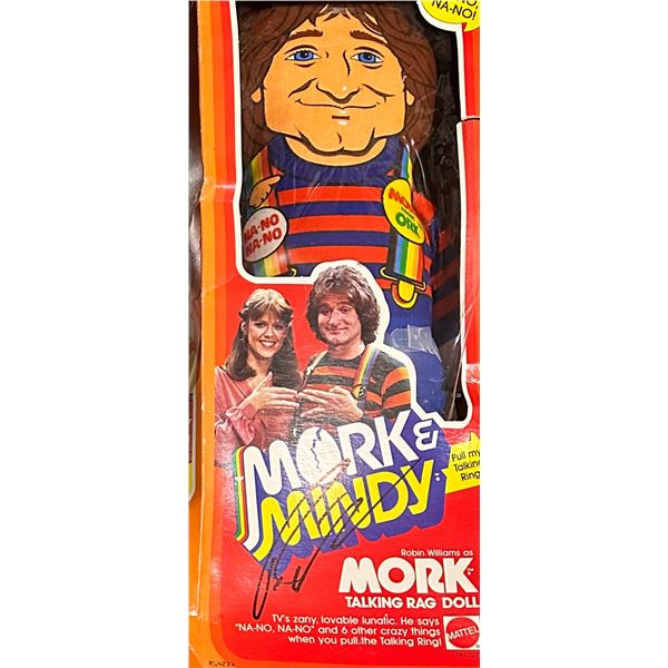 Robin Williams Autographed Mork Doll