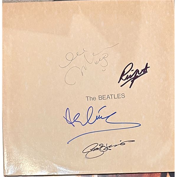 The Beatles Autographed Album All 4! White Album
