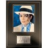 Image 1 : Michael Jackson Autographed Display