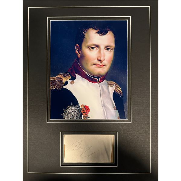Napoleon Autographed Display