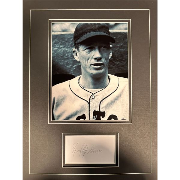 Lefty Grove Autographed Display