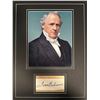 Image 1 : James Buchanan Autographed Display