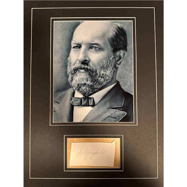 James Garfield Autographed Display