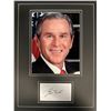 Image 1 : George Bush Jr Autographed Display