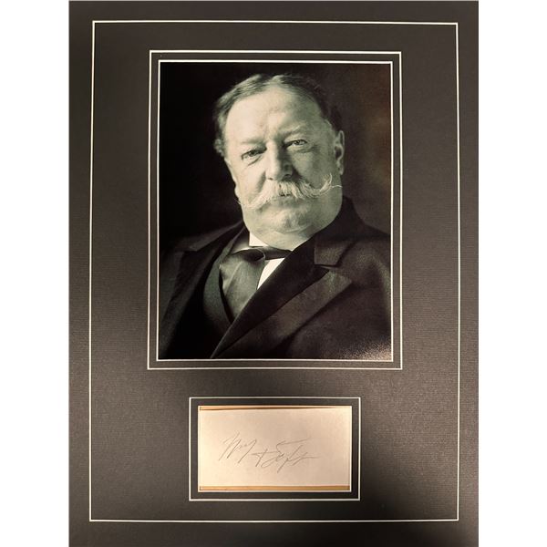 William Taft Autographed Display