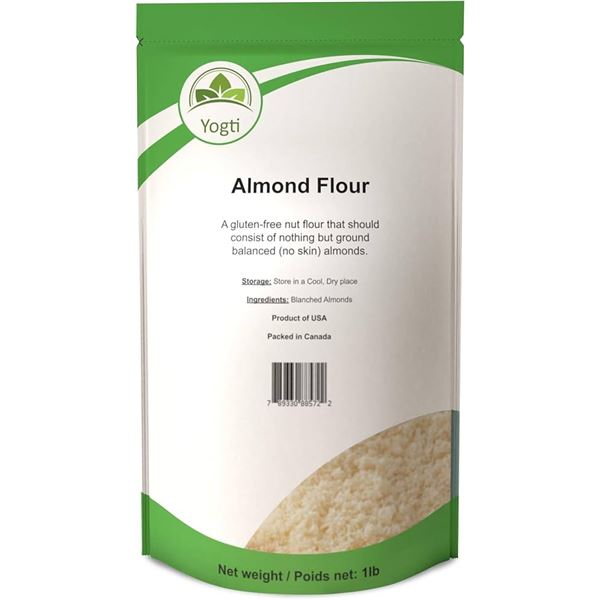 NEW 6 X 1LB YOGTI ALMOND FLOUR