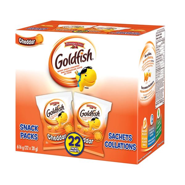 NEW 616G PEPPERIDGE FARM GOLDFISH CHEDDAR