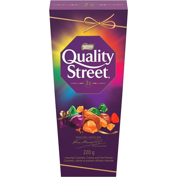 NEW 220G QUALITY STREET CARAMELS