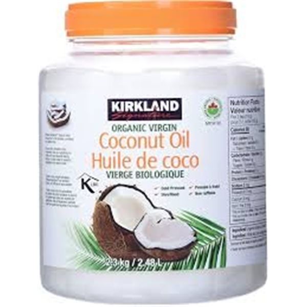 NEW 2.48L KIRKLAND ORGANIC VIRGIN COCONUT OIL