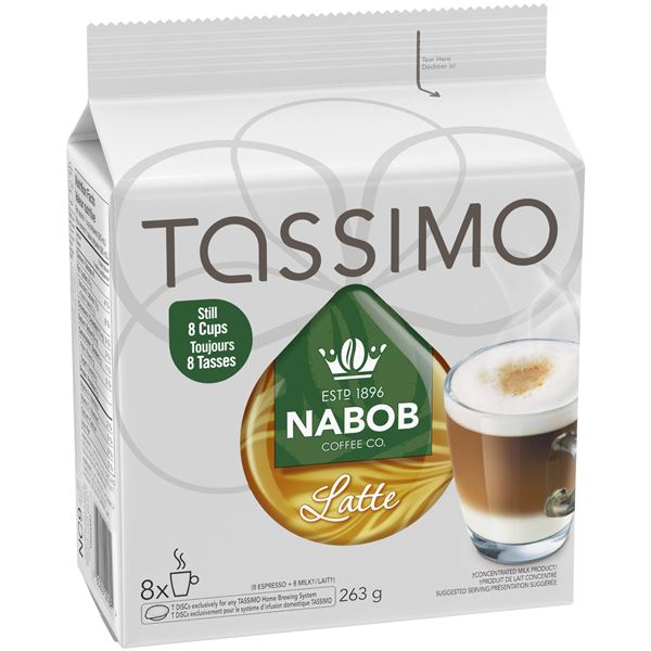 NEW 263G TASSIMO NABOB LATTE